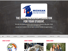 Tablet Screenshot of michiganonlineschool.com